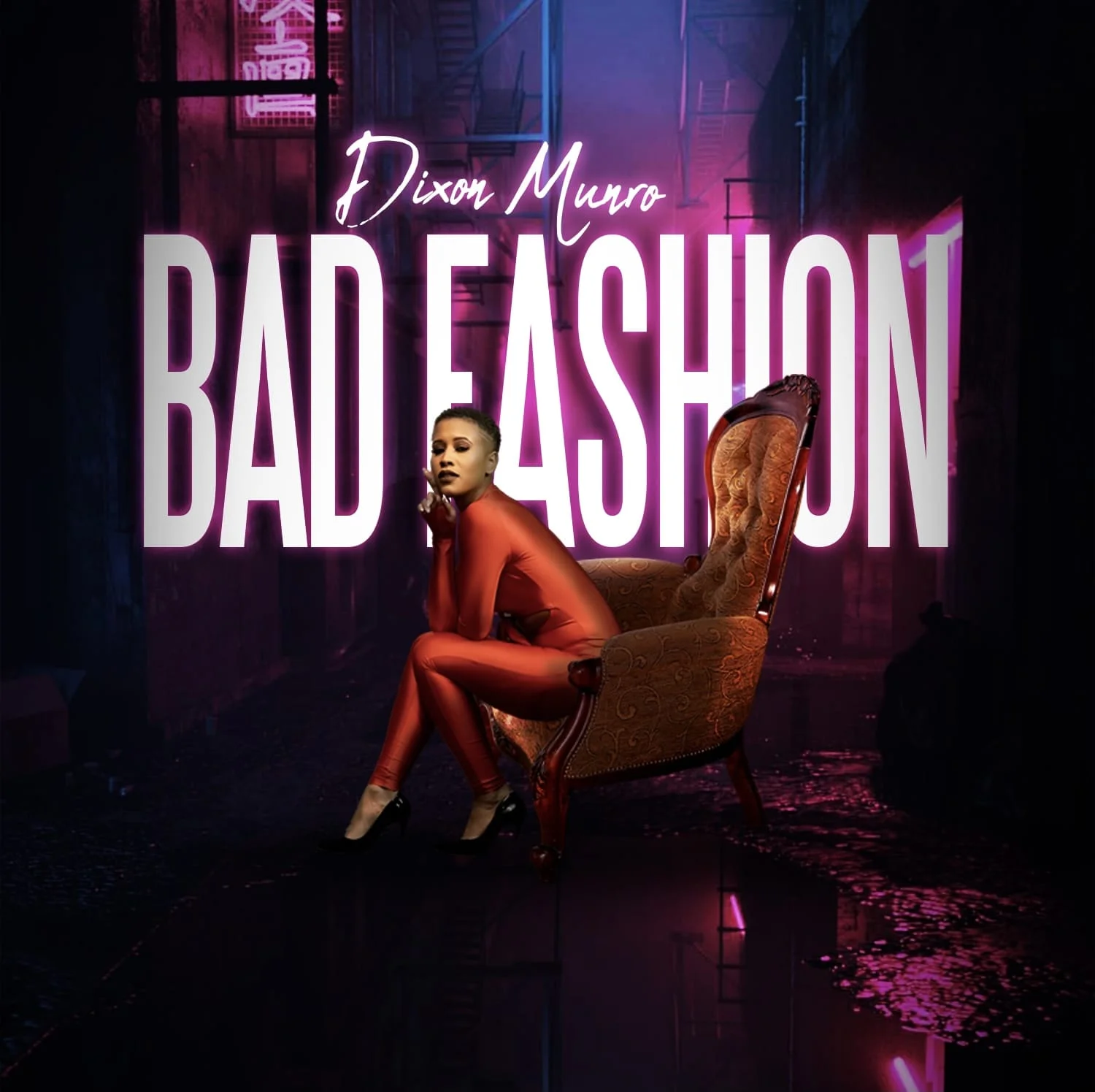Dixon Munro Bad Fashion single cover art on Bad Fashion Records