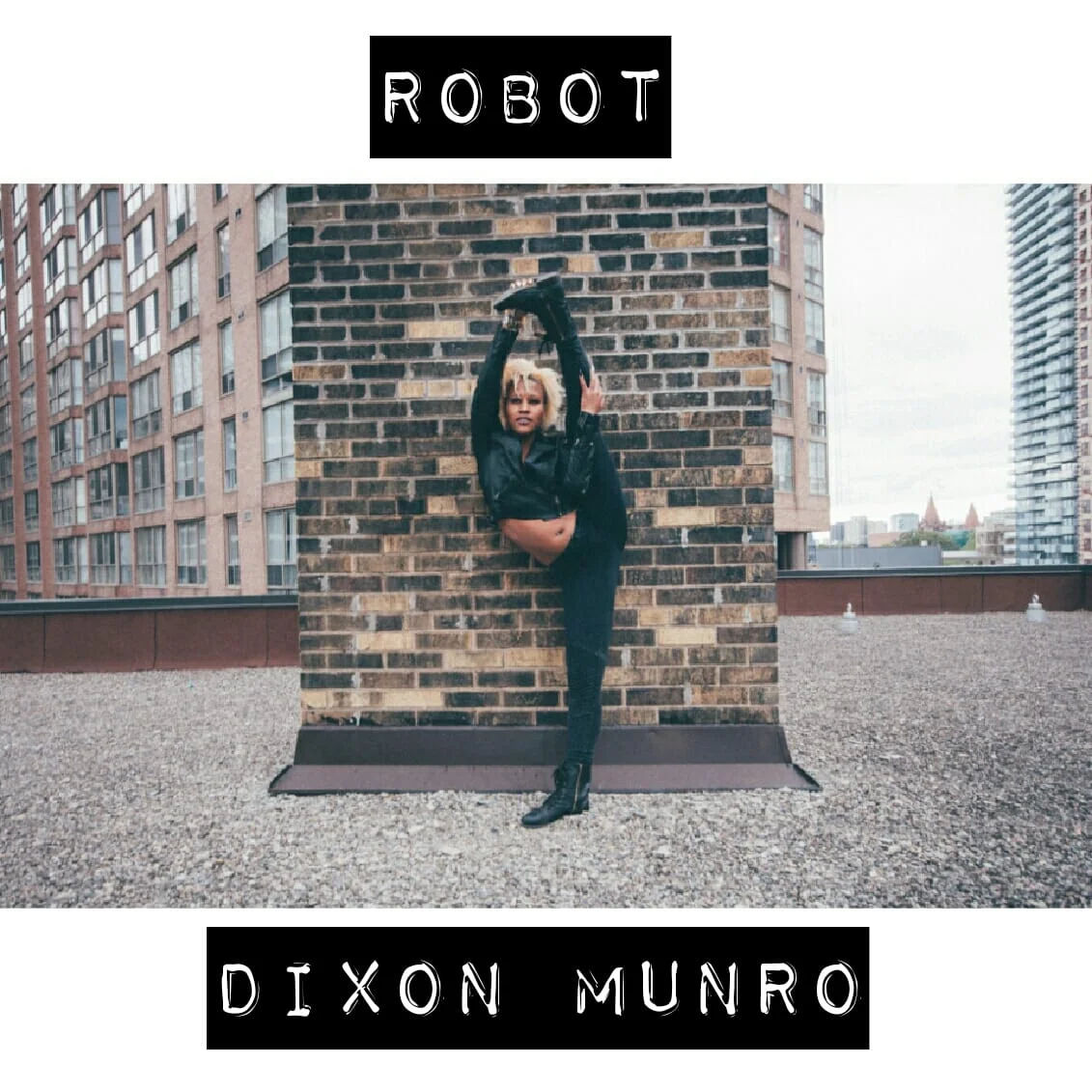 Dixon Munro Robot single cover art on Bad Fashion Records